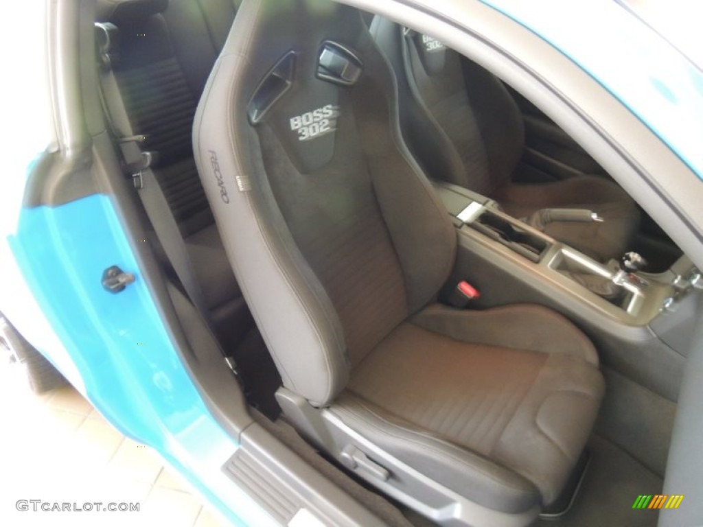 2013 Mustang Boss 302 - Grabber Blue / Charcoal Black/Recaro Sport Seats photo #6