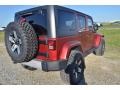 Deep Cherry Red Crystal Pearl - Wrangler Unlimited Sahara 4x4 Photo No. 3