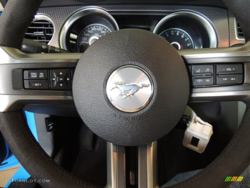 2013 Mustang Boss 302 - Grabber Blue / Charcoal Black/Recaro Sport Seats photo #16