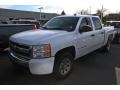 2007 Summit White Chevrolet Silverado 1500 LS Crew Cab 4x4  photo #4