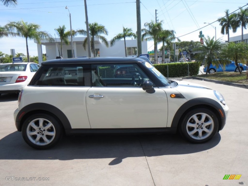2007 Cooper Hardtop - Pepper White / Carbon Black/Carbon Black photo #6
