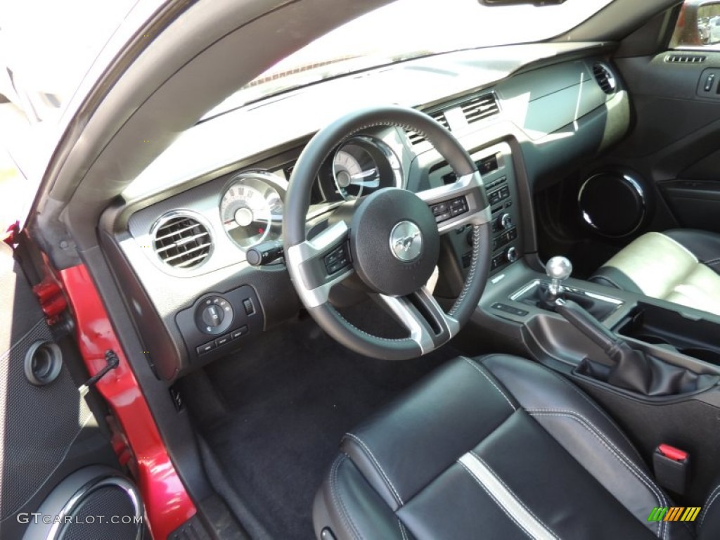 Charcoal Black/Cashmere Interior 2011 Ford Mustang GT Premium Coupe Photo #78463768