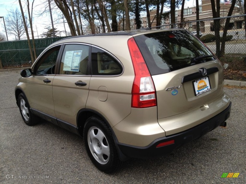 2009 CR-V LX 4WD - Borrego Beige Metallic / Ivory photo #5