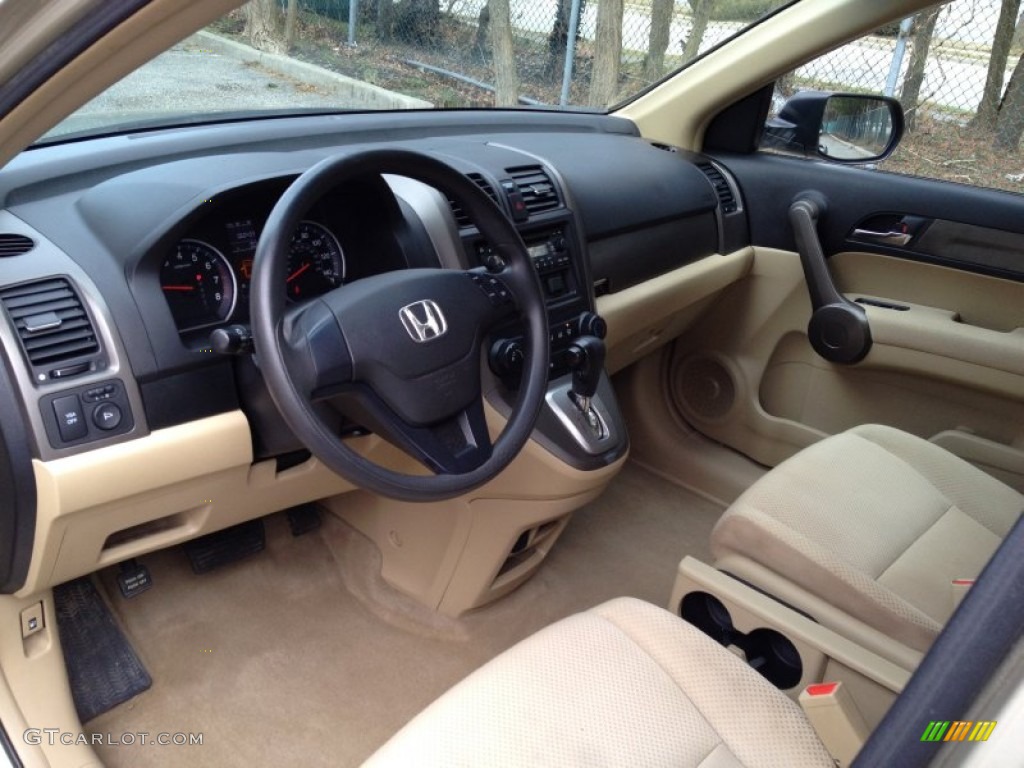 Ivory Interior 2009 Honda CR-V LX 4WD Photo #78464050