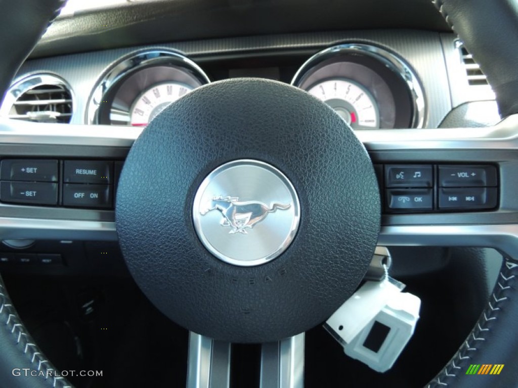 2011 Mustang GT Premium Coupe - Red Candy Metallic / Charcoal Black/Cashmere photo #17