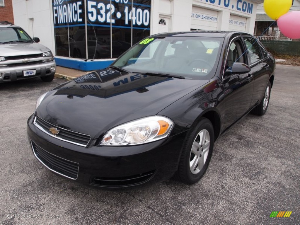 Black 2008 Chevrolet Impala LS Exterior Photo #78464120