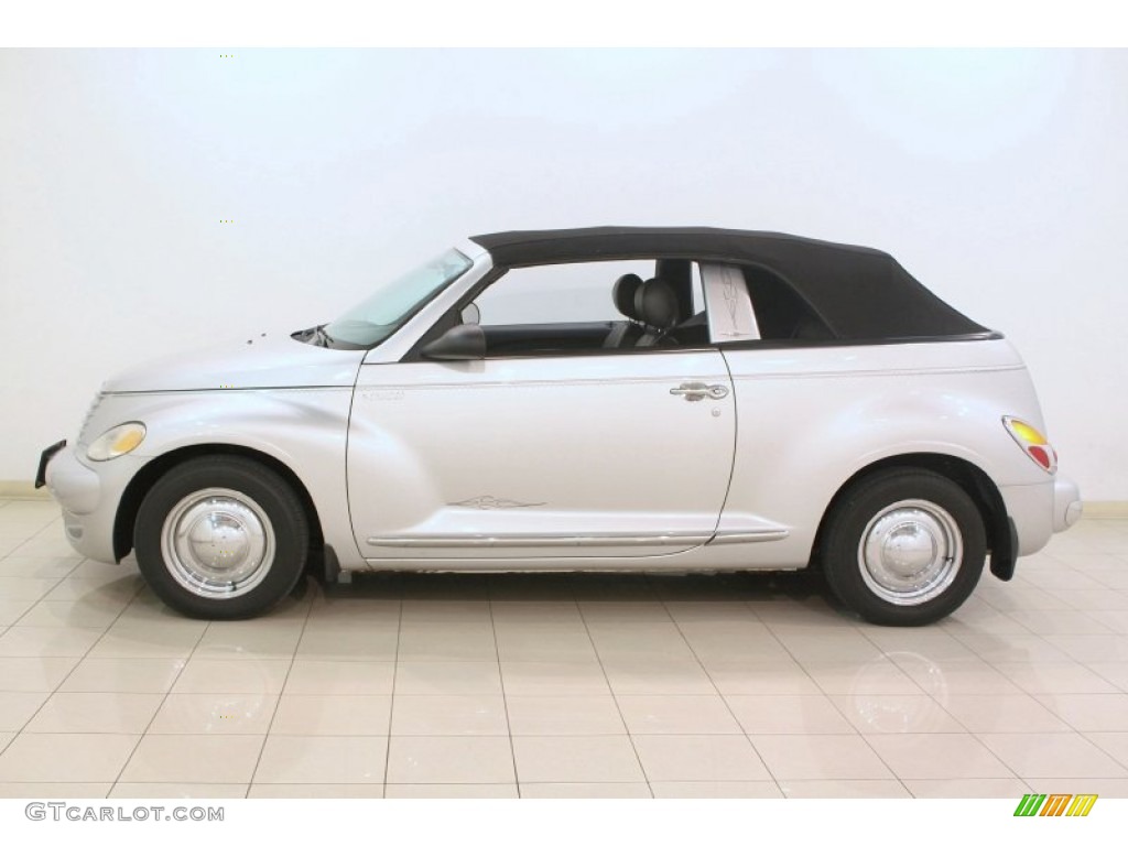 Bright Silver Metallic 2005 Chrysler PT Cruiser GT Convertible Exterior Photo #78464179