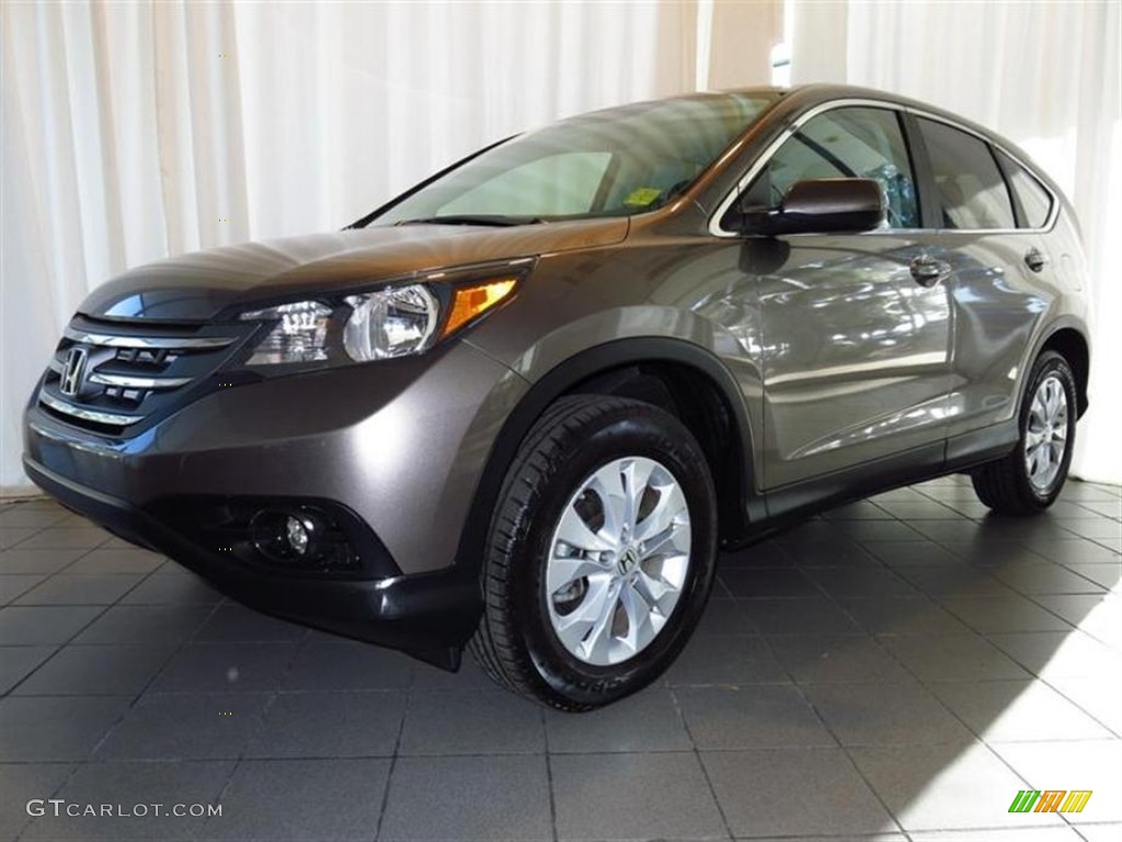 2012 CR-V EX - Urban Titanium Metallic / Black photo #7