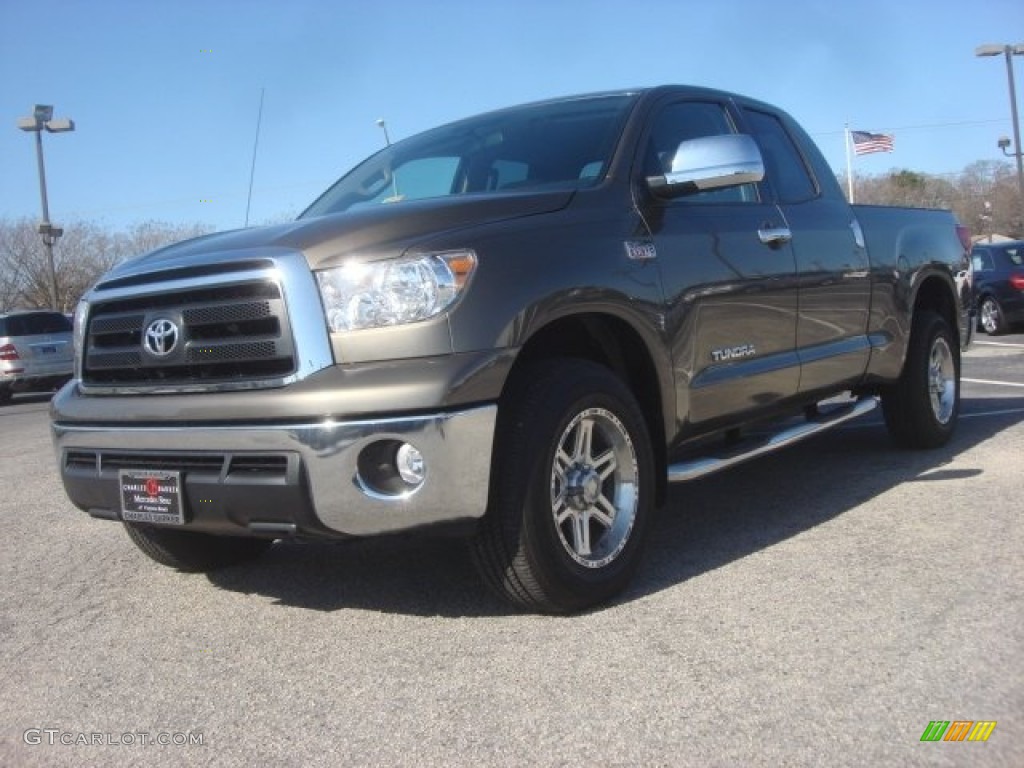 2013 Tundra Double Cab 4x4 - Pyrite Mica / Sand Beige photo #7