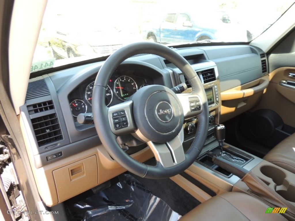 Dark Slate Gray/Dark Saddle Interior 2012 Jeep Liberty Limited Photo #78465762
