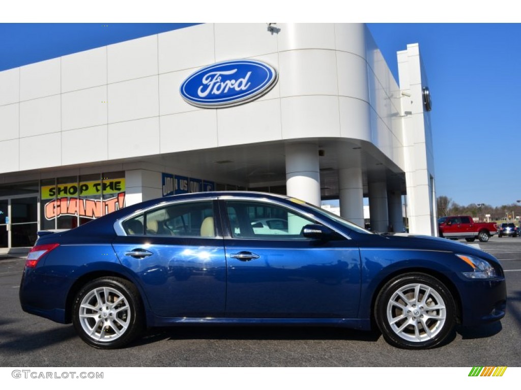 Navy Blue 2010 Nissan Maxima 3.5 SV Exterior Photo #78466334