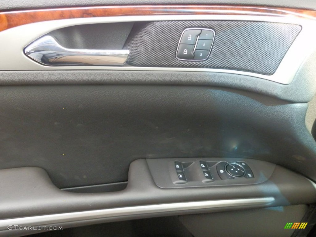 2013 Lincoln MKZ 2.0L Hybrid FWD Charcoal Black Door Panel Photo #78466814
