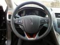 2013 Lincoln MKZ Charcoal Black Interior Steering Wheel Photo