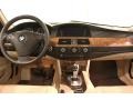 2009 BMW 5 Series Cream Beige Dakota Leather Interior Dashboard Photo