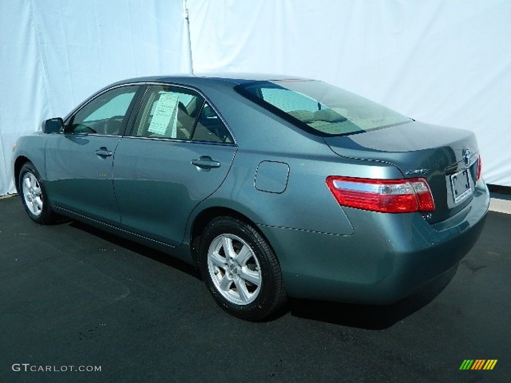 2008 Camry LE - Jasper Green Pearl / Bisque photo #6