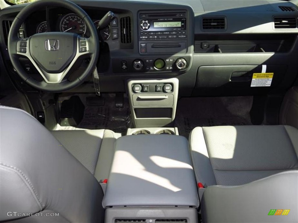 2013 Ridgeline RTL - Obsidian Blue Pearl / Gray photo #4
