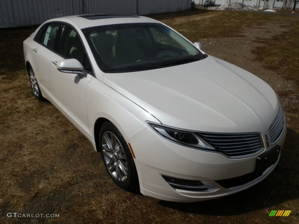 White Platinum 2013 Lincoln MKZ 2.0L EcoBoost FWD Exterior Photo #78467320