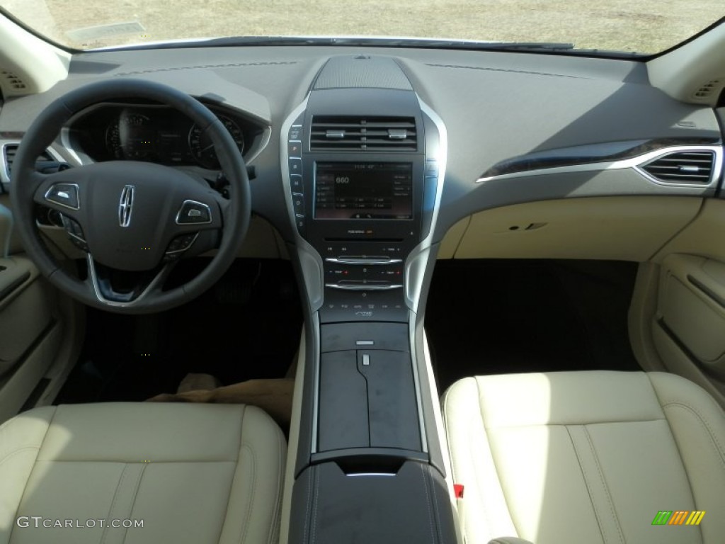 2013 Lincoln MKZ 2.0L EcoBoost FWD Light Dune Dashboard Photo #78467498