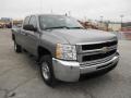 Graystone Metallic - Silverado 2500HD Work Truck Extended Cab 4x4 Photo No. 2