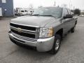 Graystone Metallic - Silverado 2500HD Work Truck Extended Cab 4x4 Photo No. 3