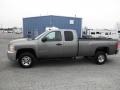 Graystone Metallic - Silverado 2500HD Work Truck Extended Cab 4x4 Photo No. 4