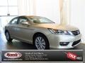 2013 Champagne Frost Pearl Honda Accord EX Sedan  photo #1