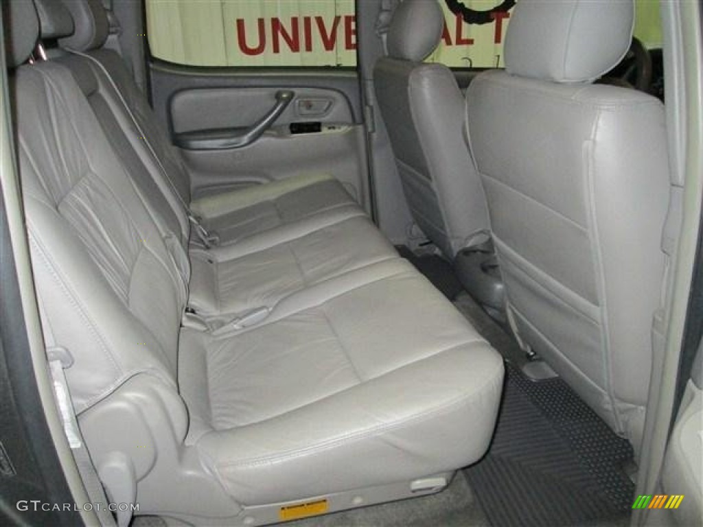 2005 Tundra Limited Double Cab 4x4 - Phantom Gray Pearl / Taupe photo #20