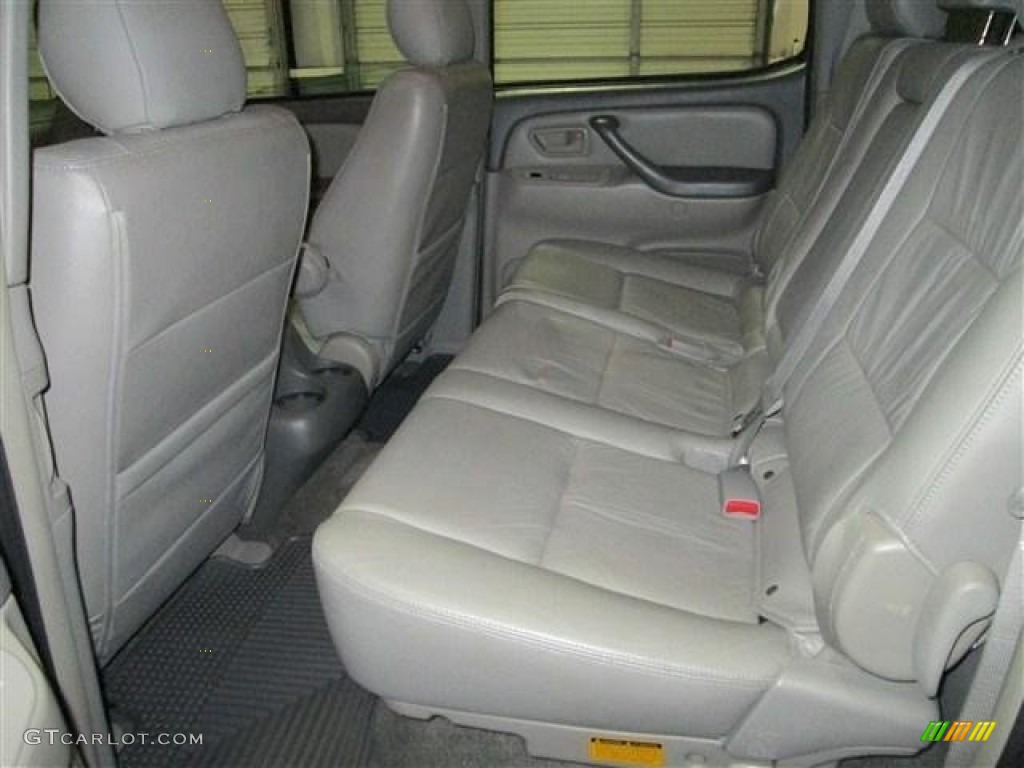 2005 Tundra Limited Double Cab 4x4 - Phantom Gray Pearl / Taupe photo #21