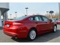 2013 Ruby Red Metallic Ford Fusion Hybrid SE  photo #3