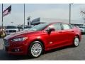 Ruby Red Metallic 2013 Ford Fusion Hybrid SE Exterior