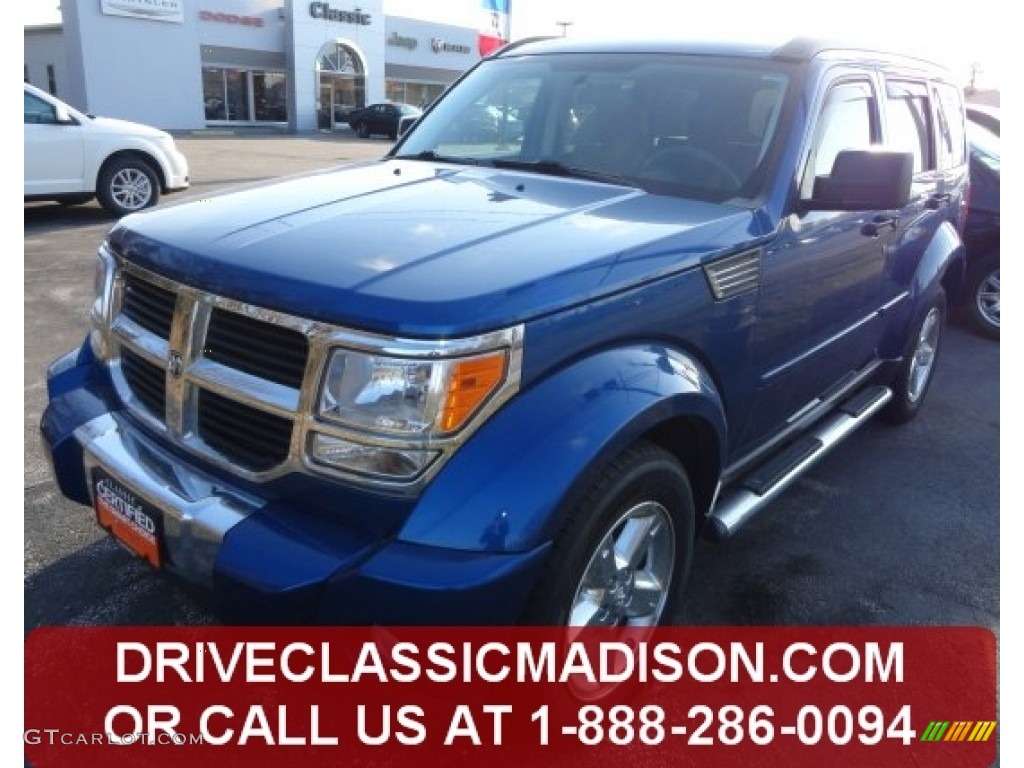 Deep Water Blue Pearl Dodge Nitro