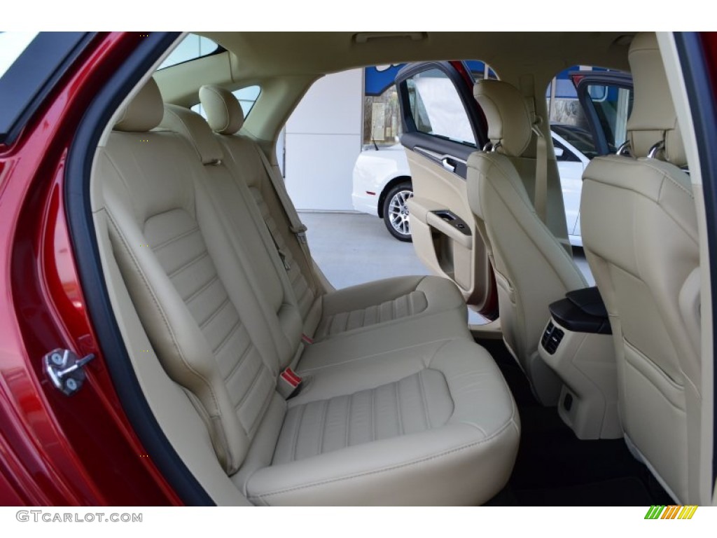 2013 Fusion Hybrid SE - Ruby Red Metallic / Dune photo #14