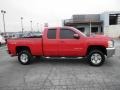 2009 Victory Red Chevrolet Silverado 2500HD LTZ Extended Cab 4x4  photo #1