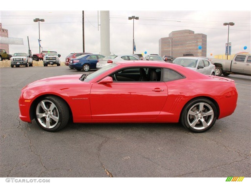 2011 Camaro SS/RS Coupe - Victory Red / Black photo #6