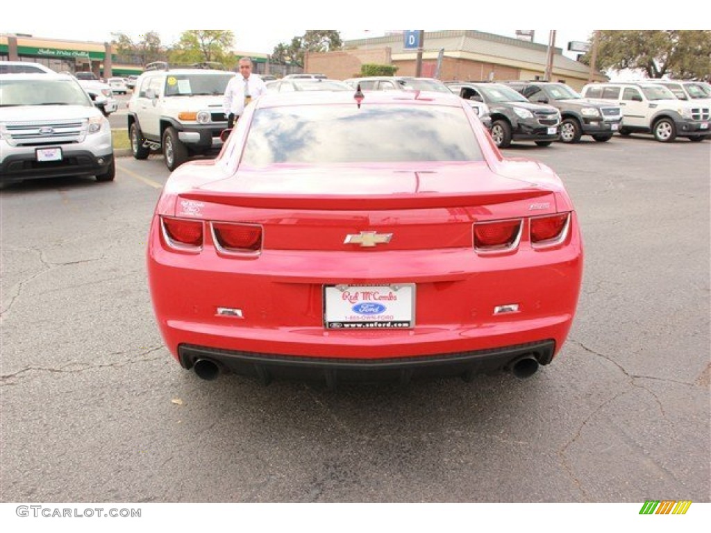 2011 Camaro SS/RS Coupe - Victory Red / Black photo #7