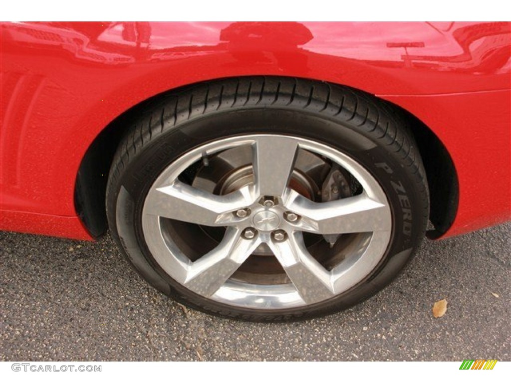 2011 Camaro SS/RS Coupe - Victory Red / Black photo #9