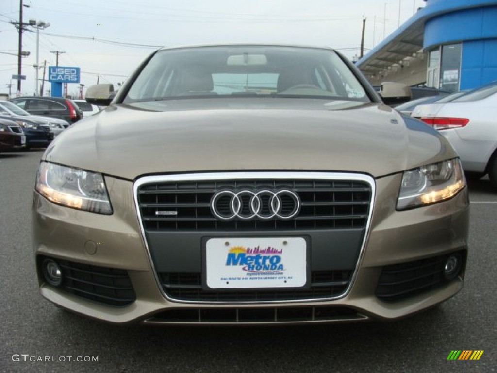 2010 A4 2.0T quattro Sedan - Dakar Beige Metallic / Beige photo #2