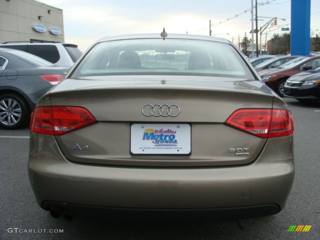 2010 A4 2.0T quattro Sedan - Dakar Beige Metallic / Beige photo #5