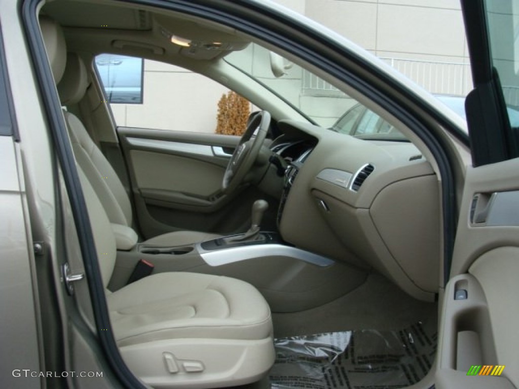 2010 A4 2.0T quattro Sedan - Dakar Beige Metallic / Beige photo #9