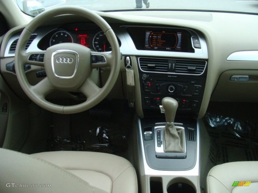2010 A4 2.0T quattro Sedan - Dakar Beige Metallic / Beige photo #10
