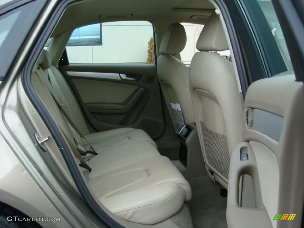 2010 A4 2.0T quattro Sedan - Dakar Beige Metallic / Beige photo #13