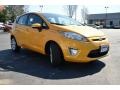 Yellow Blaze Metallic Tri-Coat - Fiesta SES Hatchback Photo No. 3