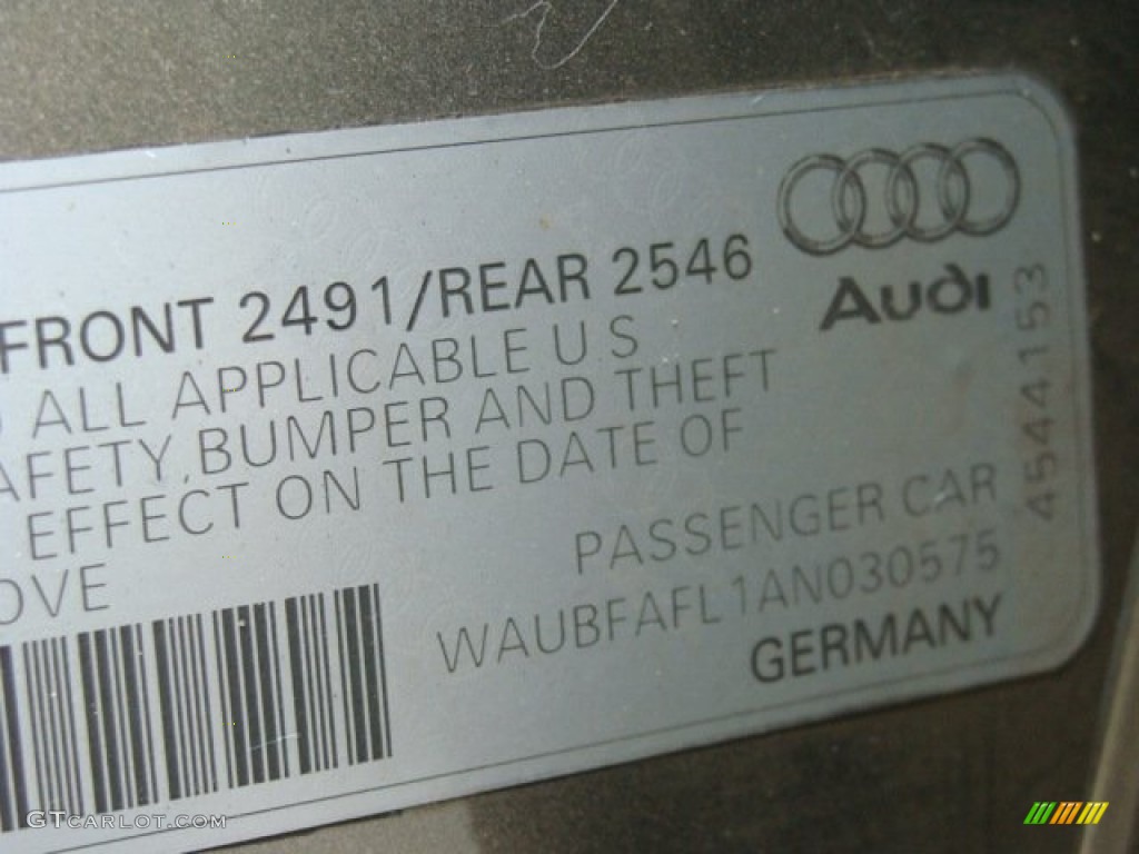 2010 A4 2.0T quattro Sedan - Dakar Beige Metallic / Beige photo #16