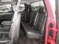 2009 Chevrolet Silverado 2500HD Ebony Interior Rear Seat Photo