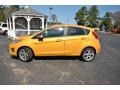 Yellow Blaze Metallic Tri-Coat 2011 Ford Fiesta SES Hatchback Exterior