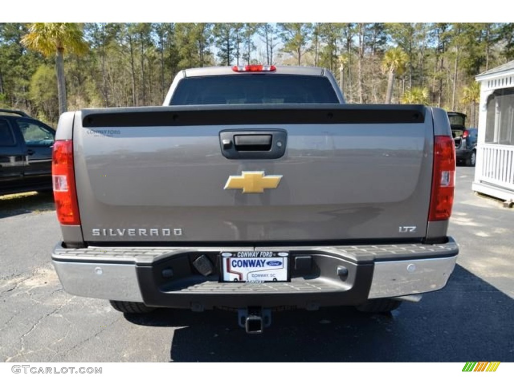 2013 Silverado 1500 LTZ Crew Cab - Mocha Steel Metallic / Ebony photo #6