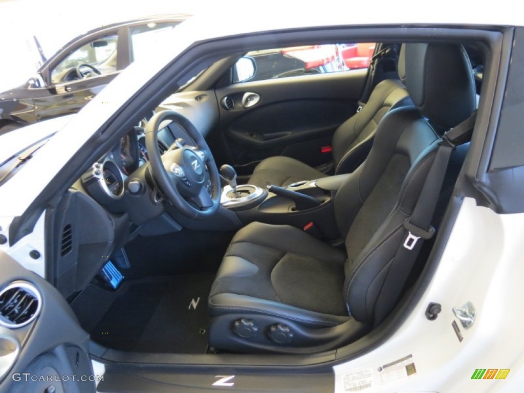 Black Interior 2013 Nissan 370Z Sport Touring Coupe Photo #78471629