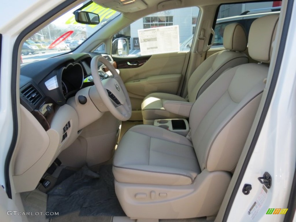 Beige Interior 2013 Nissan Quest 3.5 LE Photo #78471947