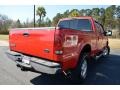 2006 Red Clearcoat Ford F250 Super Duty Lariat Crew Cab 4x4  photo #5