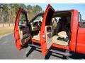 2006 Red Clearcoat Ford F250 Super Duty Lariat Crew Cab 4x4  photo #13